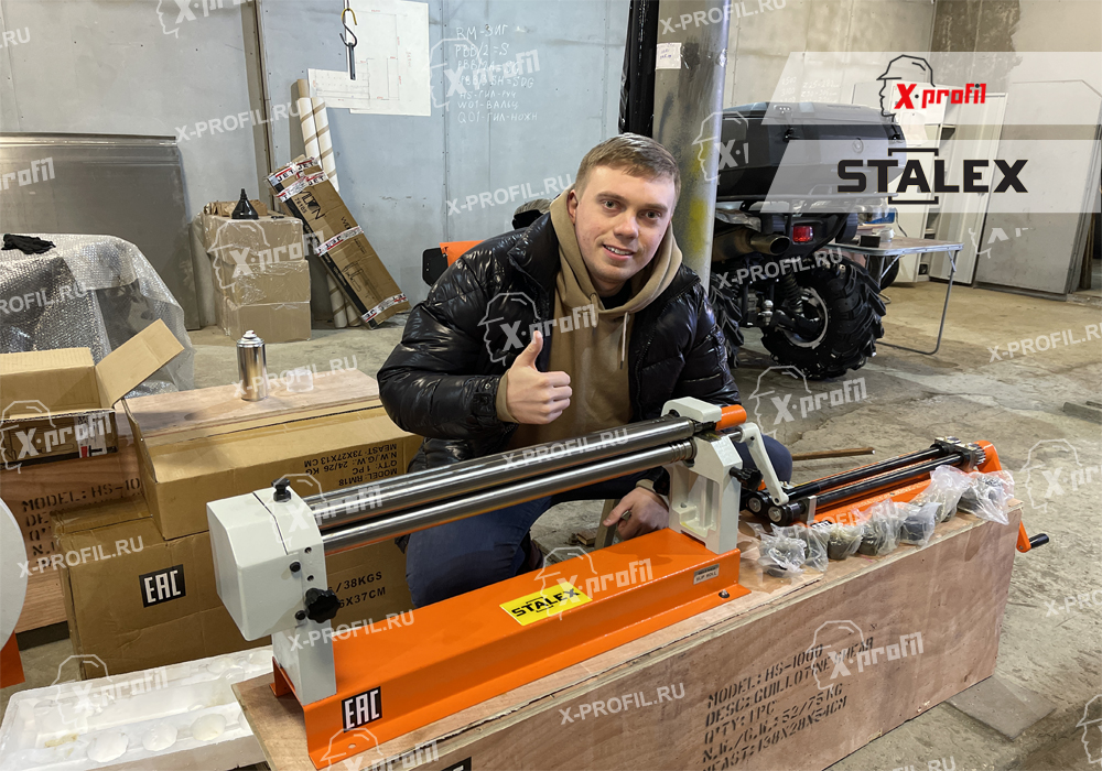 Вальцы ручные Stalex W01-0.8х610